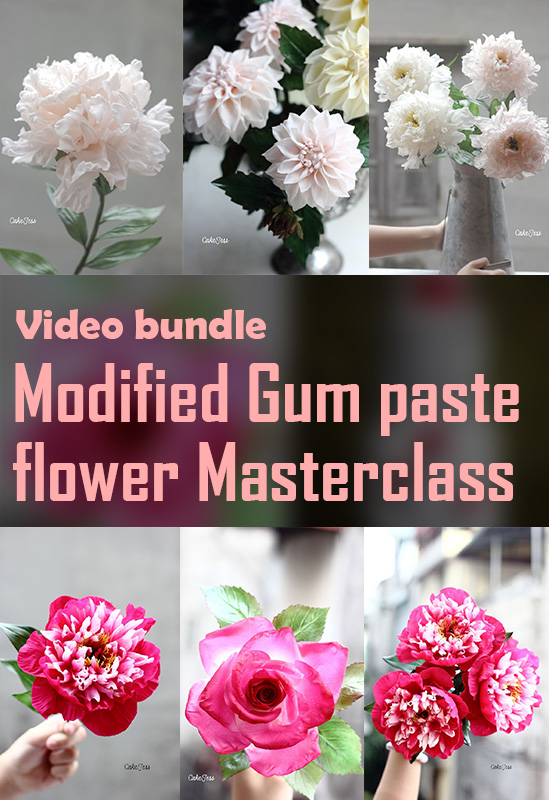 Modified Gum Paste & Flower Masterclass (A Bundle of Modified Gum Paste Modules 3&4)