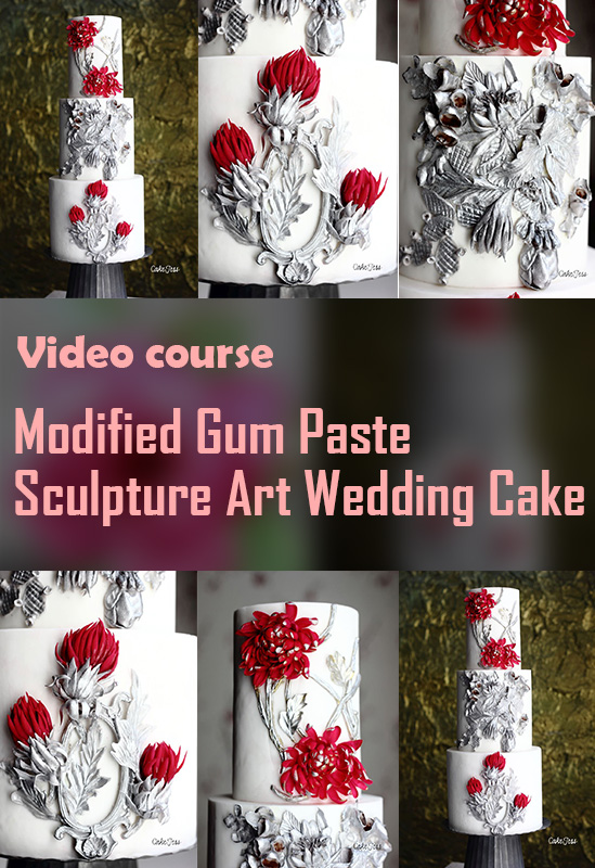 Modified Gum Paste Module 2: Wedding Cake Flower Sculpture Art