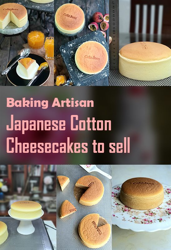 Baking Artisan Japanese Cotton Cheesecakes for selling-Basic Course