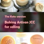 Baking Artisan Japanese Cotton Cheesecakes for selling – the Keto version